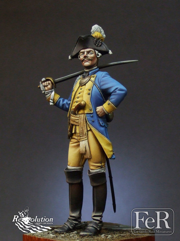Brunswick Dragoons Cavalry Officer Saratoga, 1777