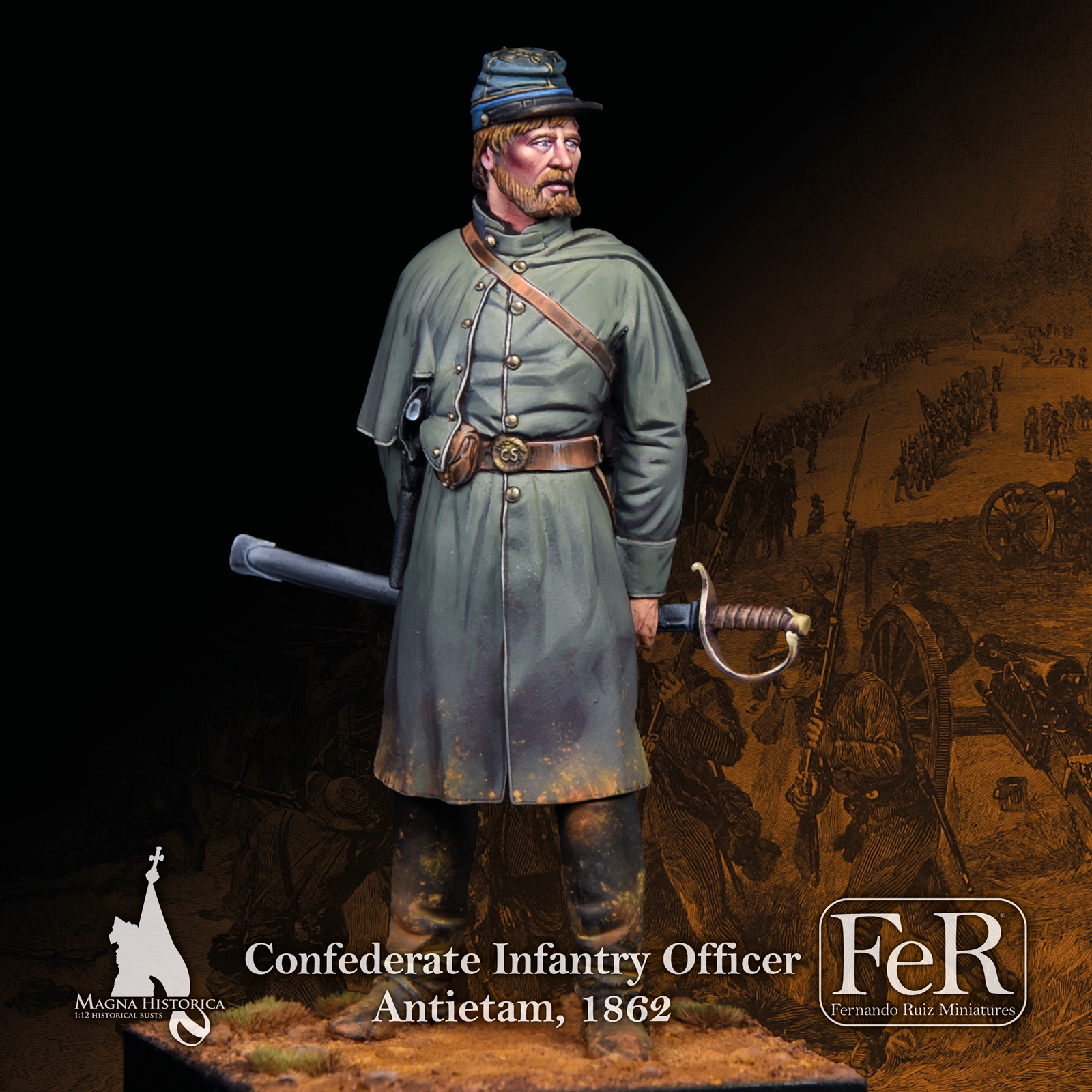 Confederate Infantry Officer <br>Antietam, 1862