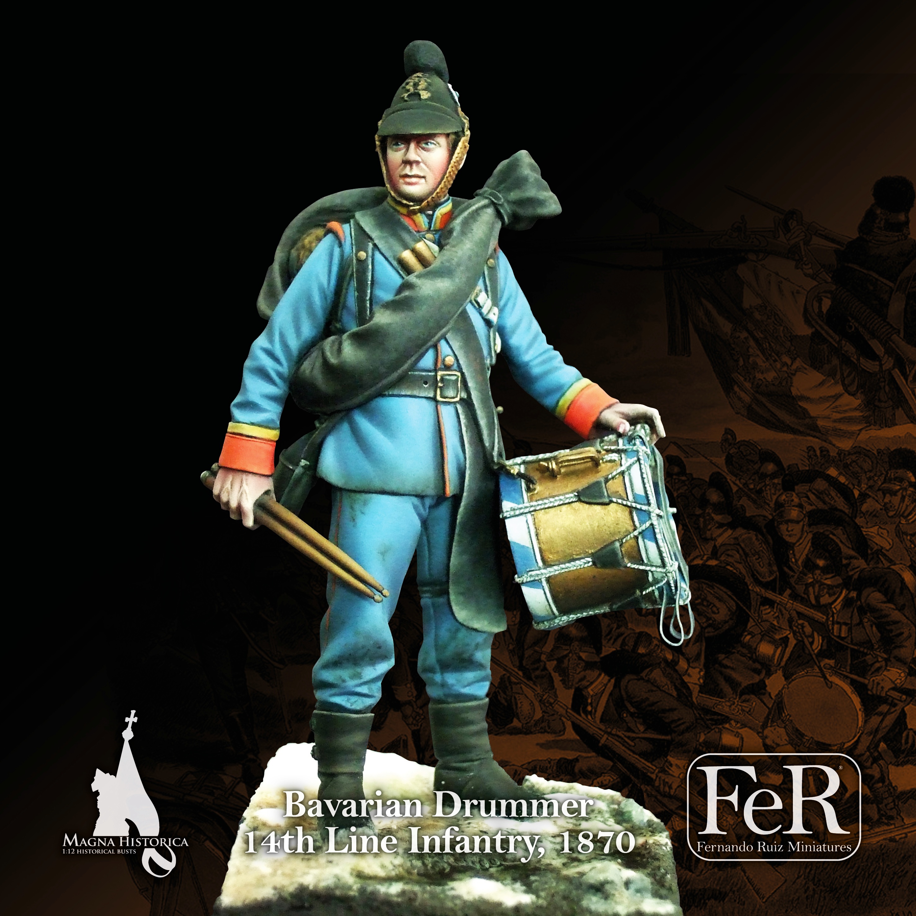 Bavarian Drummer <br>14th Line Infantry, 1870
