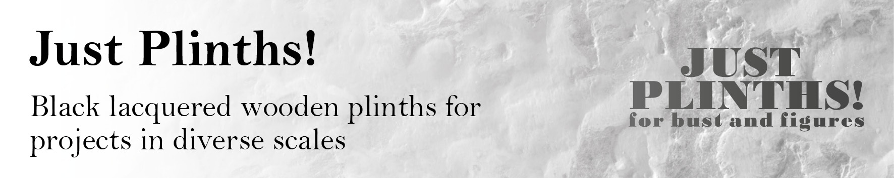 Just Plinths banner