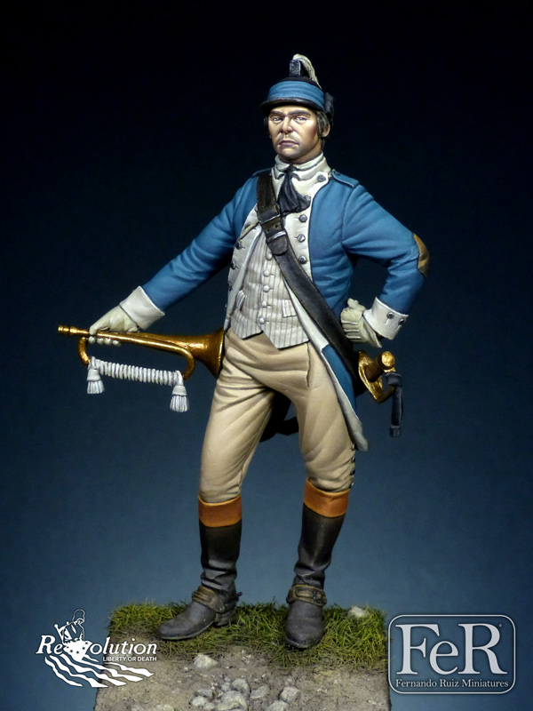 Trumpeter, 3rd Continental Light Dragoons, 1781
