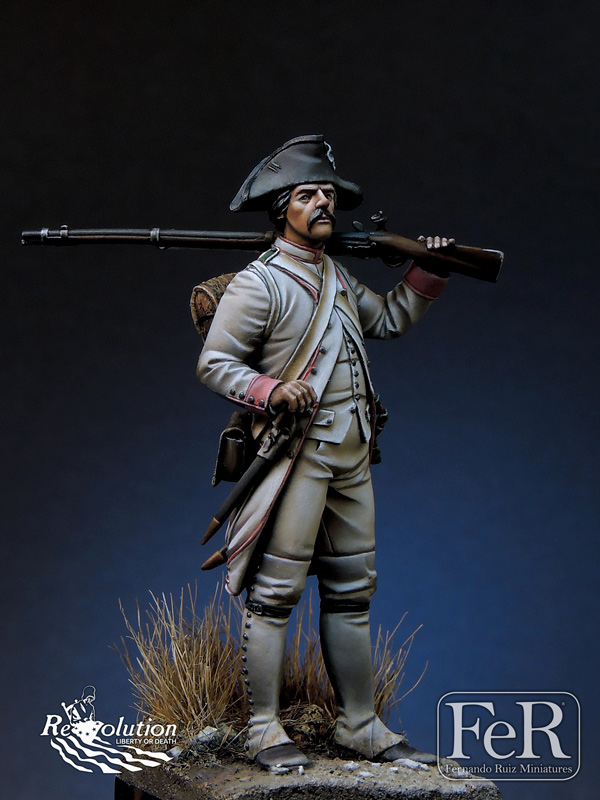 French Chasseur 34 eme Reg. Touraine Yorktown, 1779