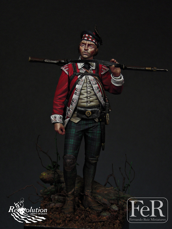 Grenadier 71st foot, Fraser's Highlanders, 1780
